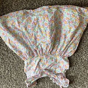 Floral Baby Dress with Ruffle Details